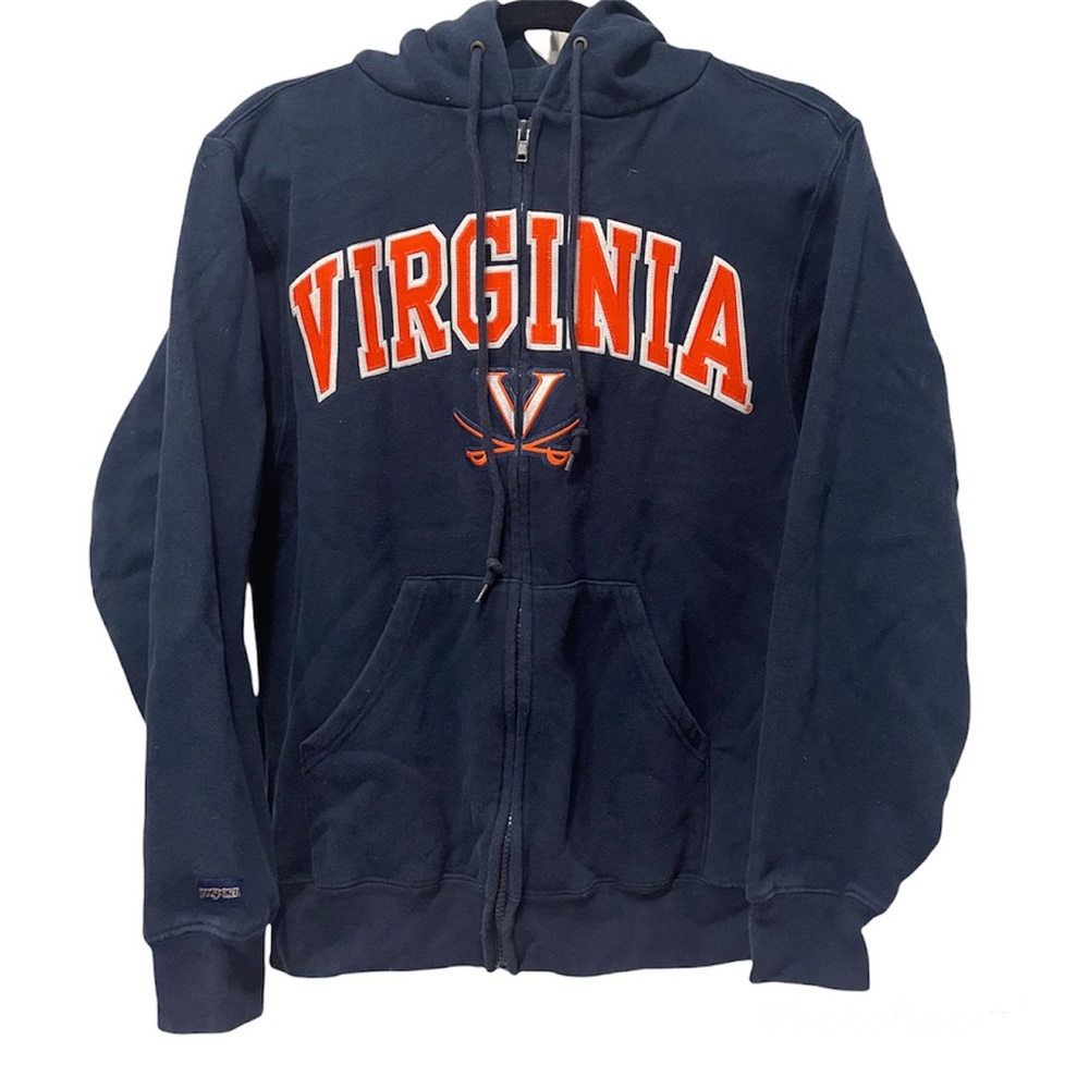 UVA Jansport Zipped Up Hoodie in Size S